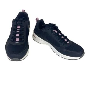 Ryka Womens 9.5 Black Pink Memory Foam Walking Shoes Comfort Sneaker‎ Orthotic